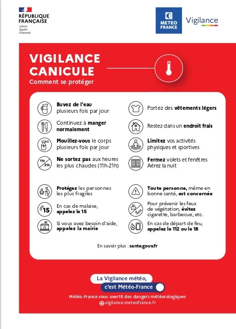 Vigilance canicule rouge