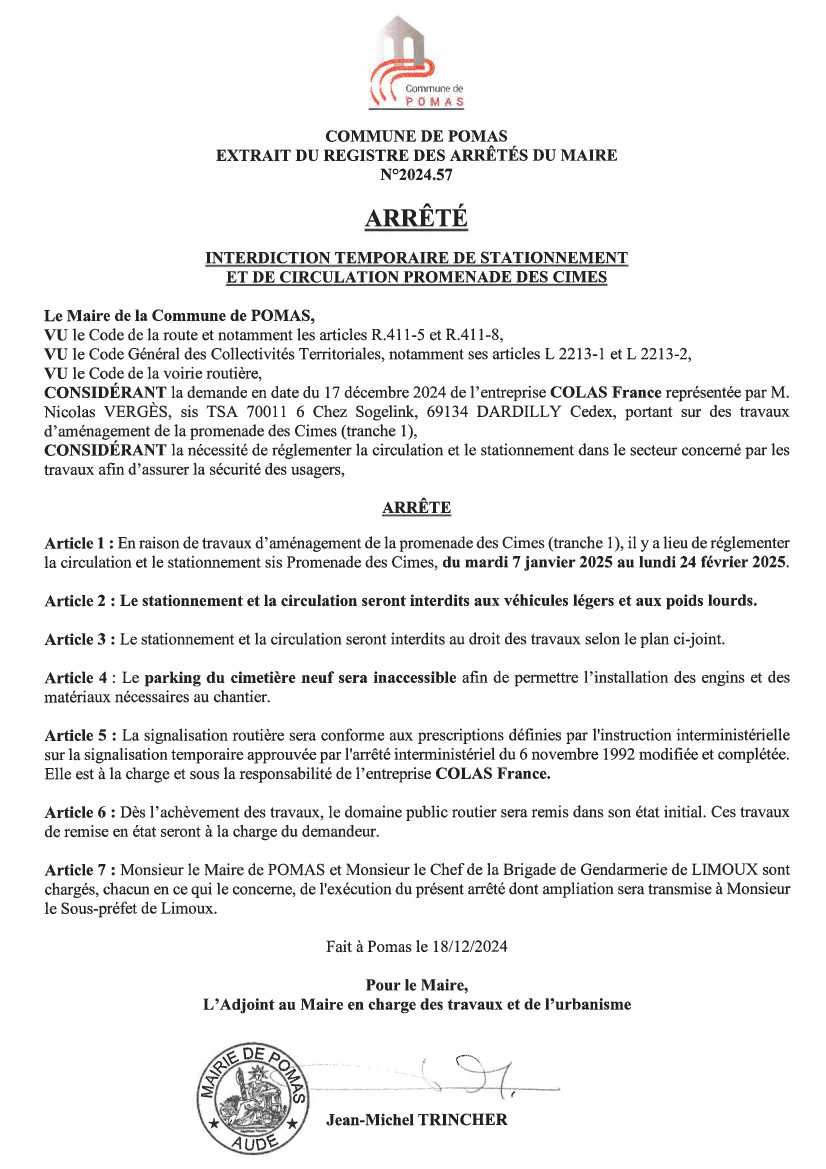 23 12 2024 CIRCULATION STATIONNEMENT INTERDIT TX PROM CIMES TRANCHE 1