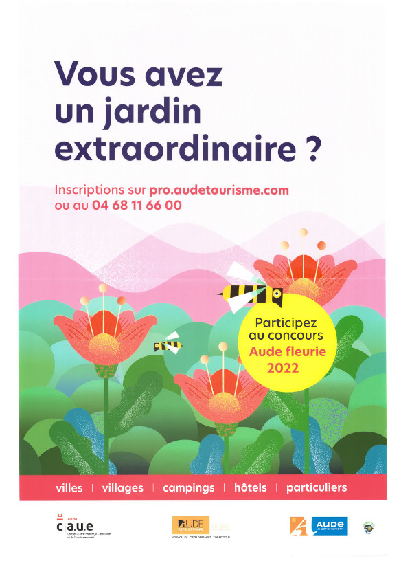Affiche Concours Aude Fleurie
