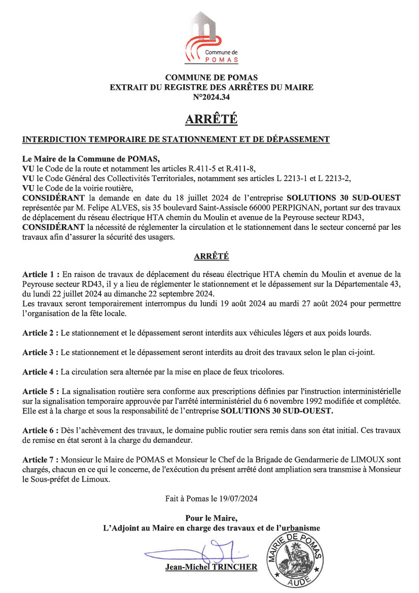 travaux pomas 1