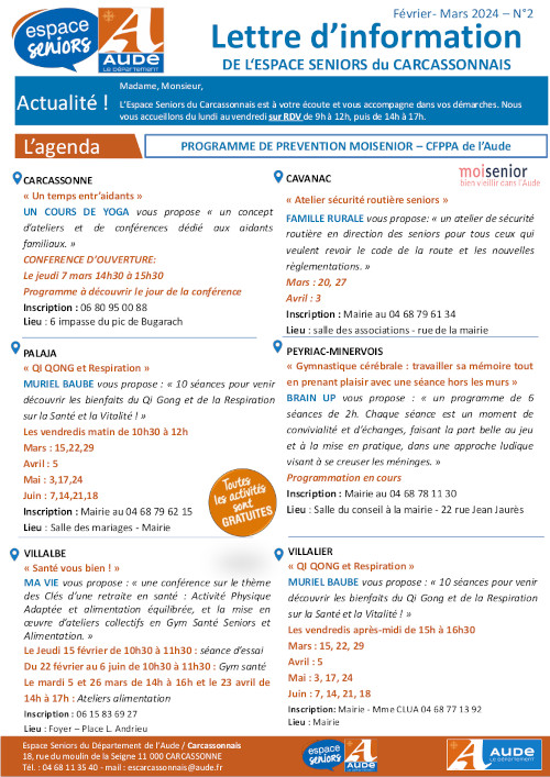 Espace seniors du Carcassonnais